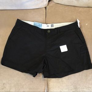 BNWT old navy black shorts size 6
